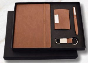 Personalised Gift Set : 4-in-1 Diary, Pen, Card Holder, Keychain - Image 5